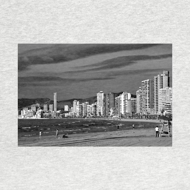 Benidorm Levante Beach Costa Blanca Spain by AndyEvansPhotos